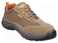 Shoes; Size: 44; beige; polyester,suede split leather DELTA PLUS