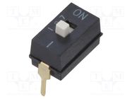 Switch: DIP-SWITCH; Poles number: 1; ON-OFF; 0.025A/24VDC; Pos: 2 OMRON Electronic Components