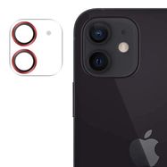 Joyroom Shining Series full lens protector camera tempered glass for iPhone 12 mini red (JR-PF686), Joyroom