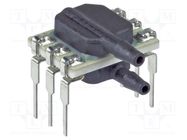 Sensor: pressure; 0÷600mbar; gage; OUT: SPI; Usup: 3.3VDC; DIP; ABP HONEYWELL