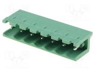 Pluggable terminal block; 5mm; ways: 7; straight; socket; male DEGSON ELECTRONICS