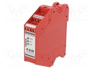 Module: safety relay; 24VAC; 24VDC; for DIN rail mounting; CS 