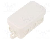 Enclosure: junction box; X: 43mm; Y: 80mm; Z: 36mm; polyetylene; IP55 OBO BETTERMANN