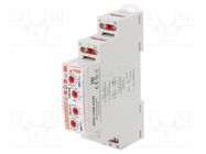 Module: current monitoring relay; AC current; 230VAC; SPDT; IP20 RELPOL