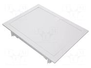 Enclosure: for modular components; IP30; white; ABS; Series: ECG ETI POLAM