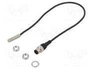 Sensor: inductive; OUT: 2-wire NO; 0÷1.5mm; 10÷30VDC; M8; IP67 