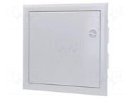 Enclosure: for modular components; IP40; plaster embedded; white ETI POLAM