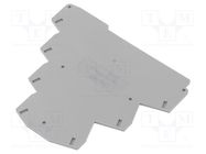 End plate; grey; Width: 2.2mm; PT 