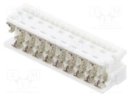 Plug; wire-board; female; PIN: 18; 1.27mm; IDC; for ribbon cable MOLEX