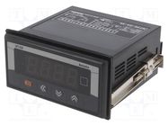 Meter; DC current; 100÷240VAC; on panel; MT4W; Display: LED; 14.2mm AUTONICS