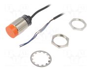 Sensor: inductive; OUT: PNP / NO; 0÷15mm; 10÷30VDC; M30; 2m; IP67 AUTONICS