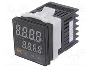 Module: regulator; temperature; SPST-NO; OUT 3: alarm; on panel 