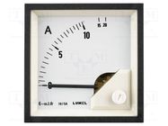 Voltmeter; on panel; VAC: 0÷7.5kV; Class: 1.5; True RMS; 40÷72Hz LUMEL