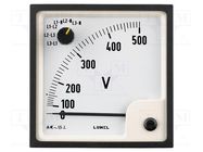 Voltmeter; on panel; VAC: 0÷35kV; Class: 1.5; True RMS; Umax: 300V LUMEL