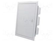 Enclosure: for modular components; IP40; plaster embedded; white ETI POLAM