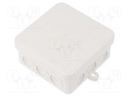 Enclosure: junction box; X: 85mm; Y: 85mm; Z: 40mm; polyetylene; IP55 OBO BETTERMANN