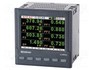 Meter: network parameters; digital,mounting; LCD TFT 3,5"; 1A,5A LUMEL