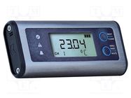 Data logger; temperature; IP4X; Display: LED; ±0.2°C; Resol: 0.01°C LASCAR