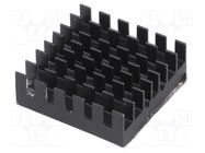 Heatsink: extruded; grilled; BGA; black; L: 27mm; W: 27mm; H: 9.5mm Advanced Thermal Solutions