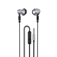 Dudao Metal Wired Earbuds 3.5mm Mini Jack Gray (X2C-Gray), Dudao