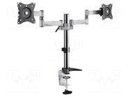Holder; 8kg; 13÷27"; Arm len: 342mm; Standard: 75x75mm,100x100mm LOGILINK