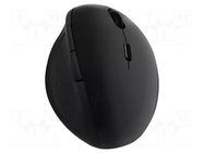 Mouse; black; USB A; wireless,optical; No.of butt: 5; 10m LOGILINK