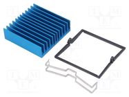 Heatsink: extruded; grilled; BGA; blue; L: 42.5mm; W: 42.5mm; 4.3°C/W Advanced Thermal Solutions