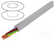 Wire; ELITRONIC® LIYY; 8x0.25mm2; unshielded; 250V; Cu; stranded TKD