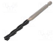 Drill bit; for concrete; Ø: 8mm; Ø: 5/16"; L: 120mm; metal; blister ALPEN-MAYKESTAG