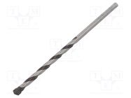 Drill bit; for concrete; Ø: 6.5mm; Ø: 1/4"; L: 150mm; metal; blister ALPEN-MAYKESTAG