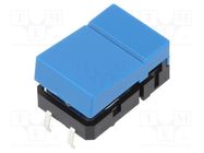 Switch: keypad; Pos: 2; SPST-NO; 0.05A/24VDC; blue; none; THT; 1.27N OMRON Electronic Components