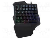 Keyboard; black; USB; wired; 1.5m LOGILINK