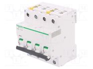 Circuit breaker; 400VAC; Inom: 0.5A; Poles: 3+N; Charact: C; 6kA SCHNEIDER ELECTRIC