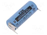 Battery: lithium; 4/5A,CR8L; 3V; 2400mAh; non-rechargeable FDK