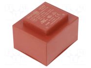 Transformer: encapsulated; 30VA; 230VAC; 15V; 15V; 1A; 1A; PCB MYRRA