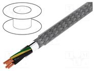 Wire; BiTservo 2XSLCY-J; 4G10mm2; PVC; transparent; 600V,1kV BITNER