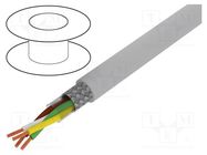 Wire; BiT LiYCY; 2x2x0.5mm2; shielded,tinned copper braid; PVC BITNER