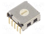 Encoding switch; Pos: 16; SMD; DC load @R: 0.025A/24VDC; 100MΩ OMRON Electronic Components