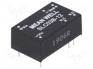 Converter: DC/DC; 3W; Uin: 18÷36V; Uout: 12VDC; Iout: 250mA; DIP16 MEAN WELL