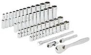 RATCHET & SOCKET SET, 50PC