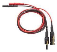 TEST LEAD SET, SOLAR CLAMP, BLACK, RED