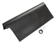 MAT, FLOOR, PVC, BLACK, 36" X 48"