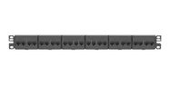 COUPLER PATCH PNL, CAT6, RJ45, 24PORT