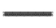 COUPLER PATCH PNL, CAT6, RJ45, 24PORT