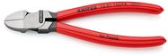 KNIPEX 72 01 160 KA Diagonal Cutters for plastics round head plastic coated 160 mm