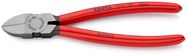 KNIPEX 72 01 180 Diagonal Cutters for plastics plastic coated 180 mm