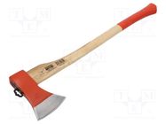 Axe; steel; 800mm; 2.23kg; wood (ash) BAHCO