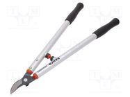 Garden pruner; 600mm; steel; Ø30mm max; Handle material: aluminum BAHCO