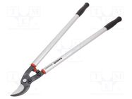 Garden pruner; 800mm; steel; Ø55mm max; Handle material: aluminum BAHCO