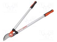 Garden pruner; 610mm; steel; Handle material: aluminum; EXPERT BAHCO